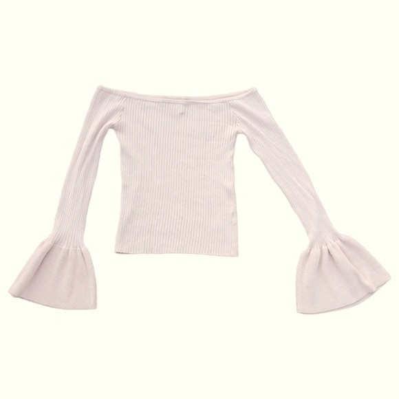 Cream Forever 21 Off-Shoulder Sweater - Picture 4 of 7